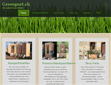 Tablet Screenshot of greenport.ch